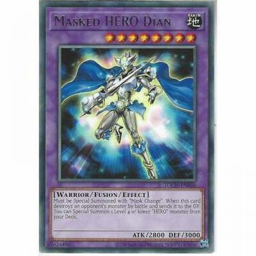 TOCH-EN046 Masked HERO Dian | Unlimited Rare YuGiOh Trading Card TCG Toon Chaos