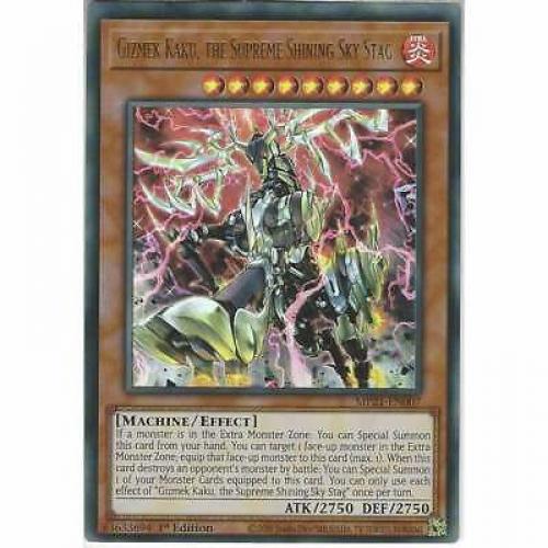 MP21-EN007 Gizmek Kaku, the Supreme Shining Sky Stag | 1st Ed Ultra Rare YuGiOh
