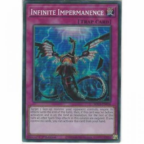 SDCS-EN036 Infinite Impermanence 1st Edition Super Rare YuGiOh Trading Card TCG