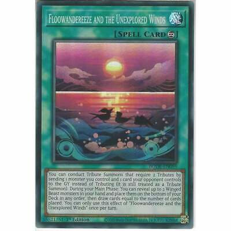 BODE-EN059 Floowandereeze and the Unexplored Winds 1st Ed Super Rare YuGiOh Card