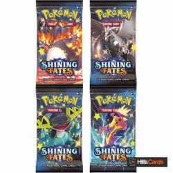 Pokemon Shining Fates: 4 Sealed Booster Packs : One Of Each Art : New & Sealed