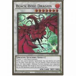 MGED-EN026 Black Rose Dragon (alt art) 1st Edition Premium Gold Rare YuGiOh Card