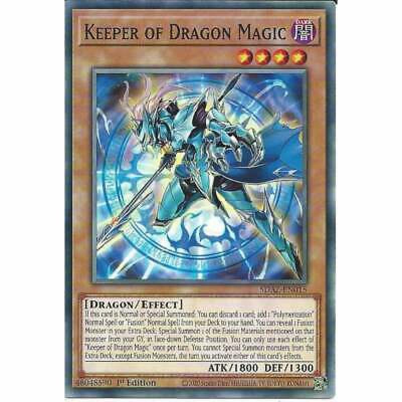 Keeper of Dragon Magic SDAZ-EN015 1st Edition Common :YuGiOh Trading Card