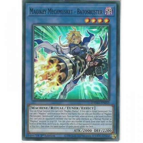 DAMA-EN032 Magikey Mechmusket - Batosbuster | 1st Edition Super Rare YuGiOh Card