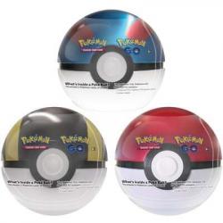 Pokemon GO Poke Ball Tin Bundle : Set of All 3 Tins : Trading Card Game TCG