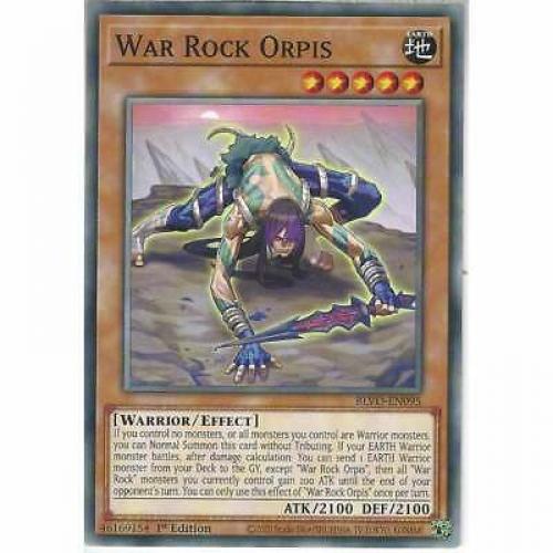 BLVO-EN095 War Rock Orpis | 1st Edition | Common YuGiOh Trading Card Game  TCG