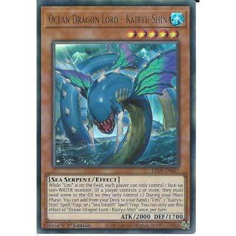 Ocean Dragon Lord - Kairyu-Shin LED9-EN017 1st Ed Ultra Rare YuGiOh Trading Card