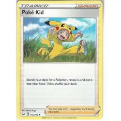 173/202 Poké Kid Uncommon: Pokemon Trading Card Game Sword & Shield Base Set