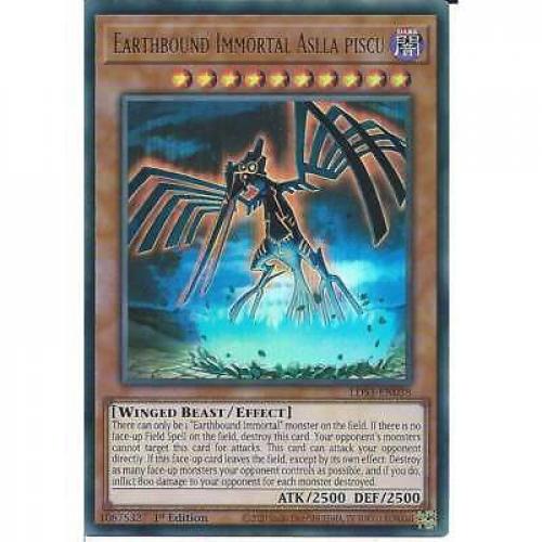 Earthbound Immortal Aslla piscu LDS3-EN038 1st Edition Ultra Rare :YuGiOh Card