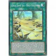 BLVO-EN055 Great Sand Sea - Gold Golgonda | 1st Edition | Super Rare Card YuGiOh