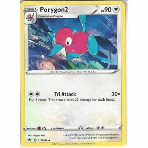 117/198 Porygon2 | Uncommon | Pokemon Trading Card Sword & Shield Chilling Reign