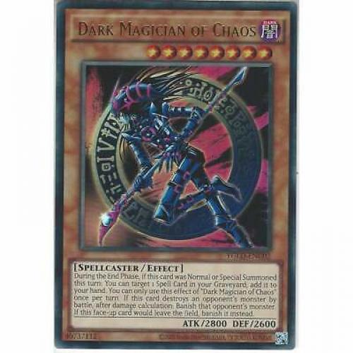 YGLD-ENC02 Dark Magician of Chaos | Unlimited Ultra Rare YuGiOh Trading Card TCG