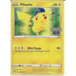 028/078 Pikachu : Rare Holo Card : Pokemon GO Trading Card Game TCG Foil