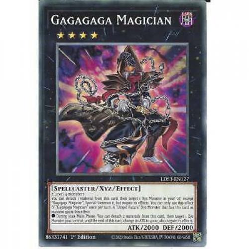 Gagagaga Magician LDS3-EN127 1st Edition Common :YuGiOh Trading Card TCG Xyz