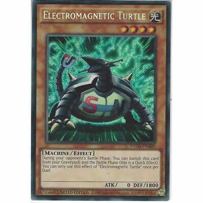 YGLD-ENA00 Electromagnetic Turtle | Limited Edition Secret Rare YuGiOh TCG Card