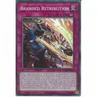 Branded Retribution SDAZ-EN032 1st Edition Super Rare :YuGiOh Trading Card TCG