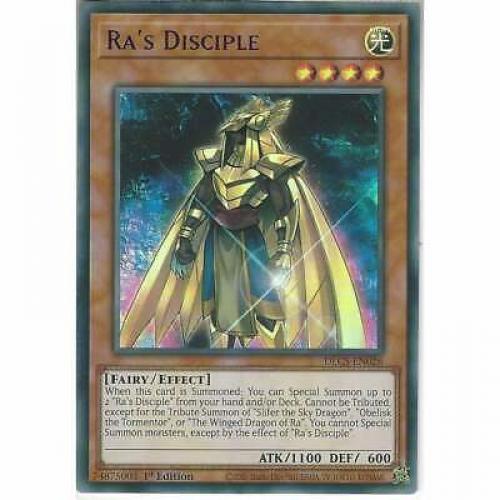 YuGiOh DLCS-EN026 Ra's Disciple 1st Edition Purple Ultra Rare Trading Card Game