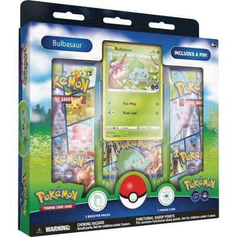 Pokemon GO Pin Collection Box Bundle :One of Each: Bulbasaur Charmander Squirtle