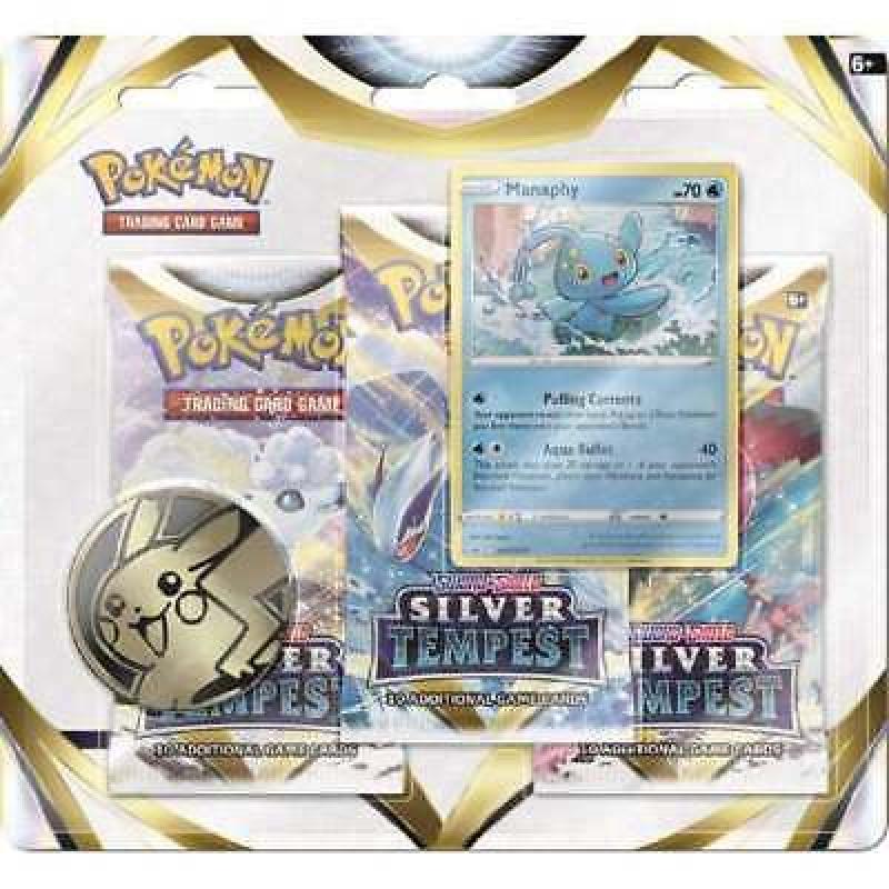 Pokemon Silver Tempest 3-Pack Blister Bundle : One of Each Design :Trading Cards