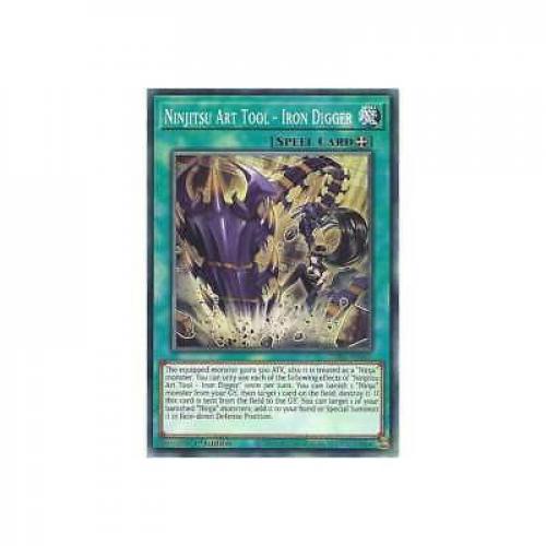 Ninjitsu Art Tool - Iron Digger DABL-EN062 : YuGiOh Common Card 1st Edition