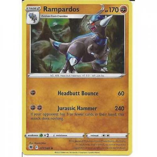 077/189 Rampardos : Rare Holo - Pokemon TCG Card Astral Radiance