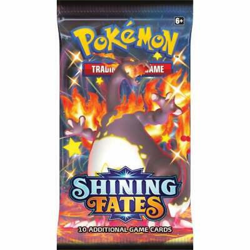 Pokemon Shining Fates: 4 Sealed Booster Packs : One Of Each Art : New & Sealed