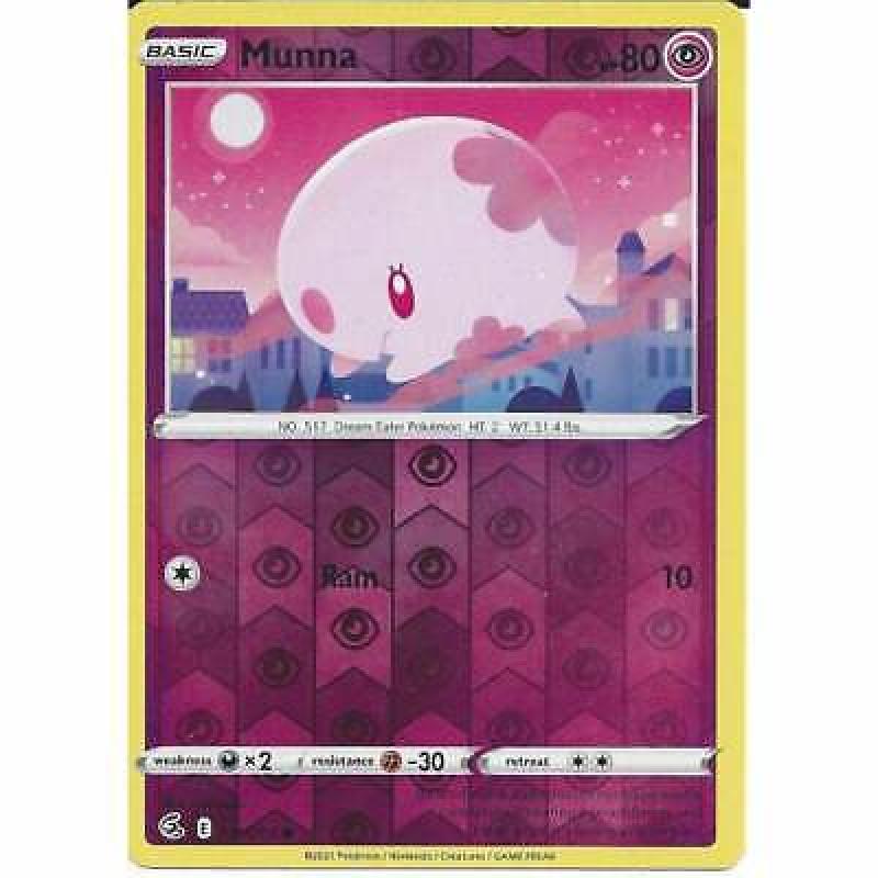 121/264 Munna | Common Reverse Holo | Pokemon TCG Trading Card Fusion Strike