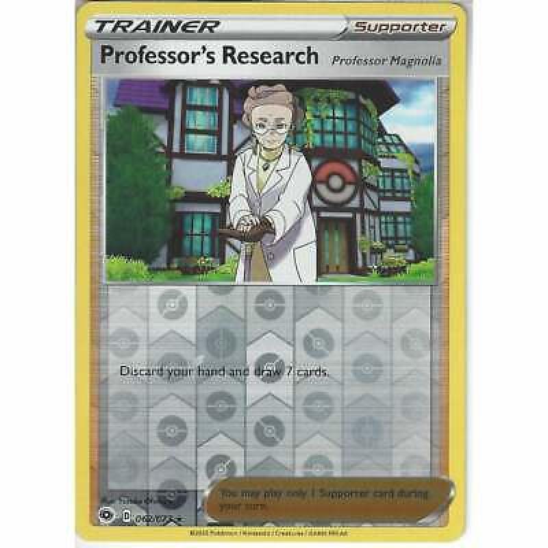 062/073 Professor's Research Rare Reverse Holo: Pokemon Trading Card Game