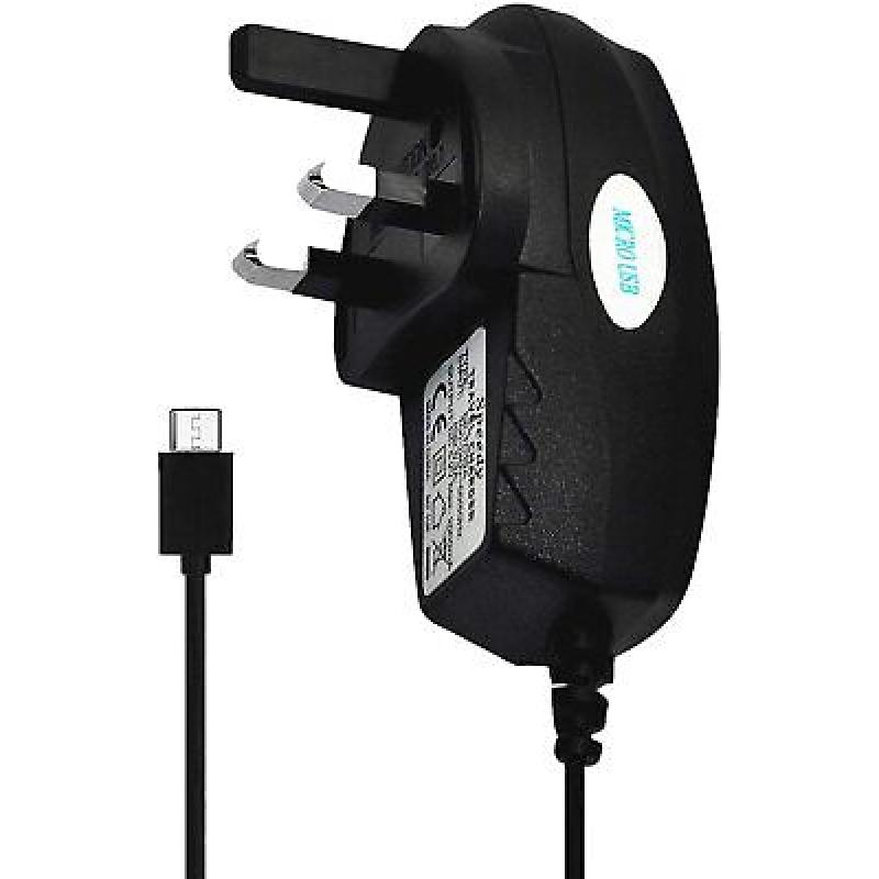 CHARGER FOR AMAZON KINDLE FIRE HDX TABLET - MICRO USB COMPATIBLE MAINS WALL PLUG