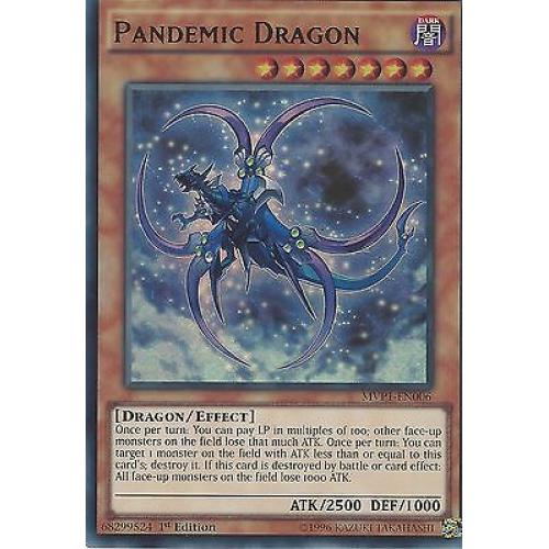 YU-GI-OH CARD ULTRA RARE: PANDEMIC DRAGON - MVP1-EN006 1ST EDITION