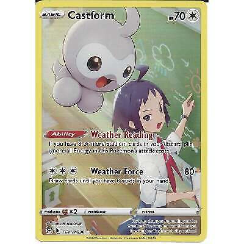 TG11/TG30 Castform : Pokemon TCG : Rare Holo Card : Lost Origin Trainer Gallery