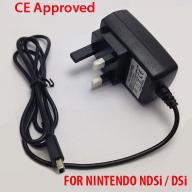 CE Approved 3 PIN Wall UK Nintendo Mains Charger For DSi DSiXL NDSi 2DS 3DS XL