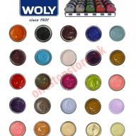 Woly Shoe Cream Polish Restore for Leather Bag Shoes Boot Sofa - 50ml All colour